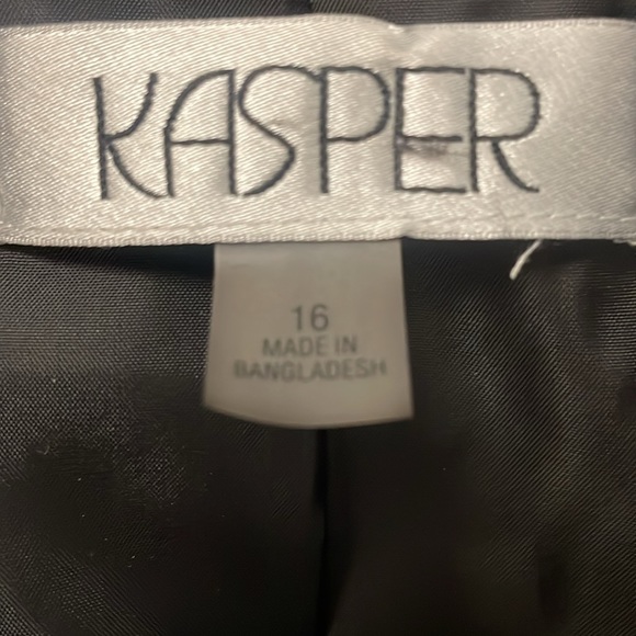 Kasper black swing collar blazer Size 16 - Picture 2 of 7
